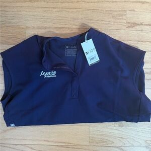 Figs XS Rafaela Scrub top Navy